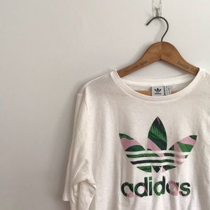 pink and green adidas outfit